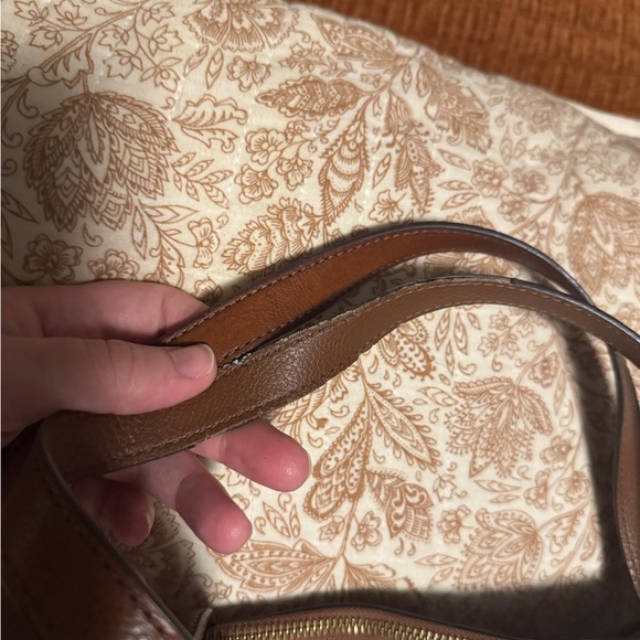 Fossil Cognac Sydney Tote Bag (Large) - Picture 7 of 10